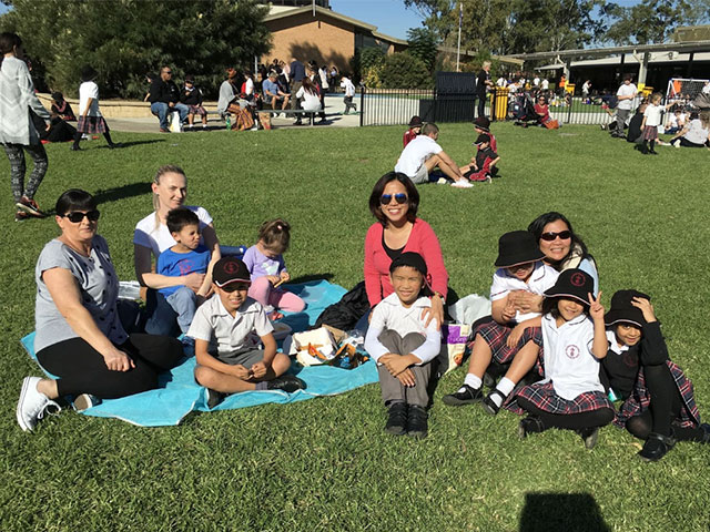Families from Our Lady of the Rosary Catholic Primary Kellyville